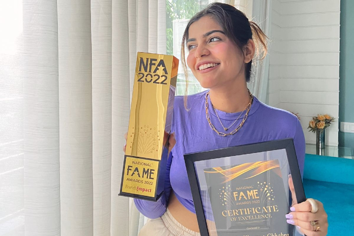 Brands Impact, National Fame Awards, NFA, Award, Ankita Singh